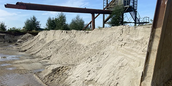 aufgehäufter Sand